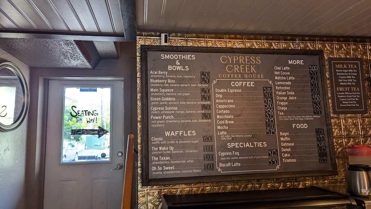 Menu Cypress Creek Coffee House-5