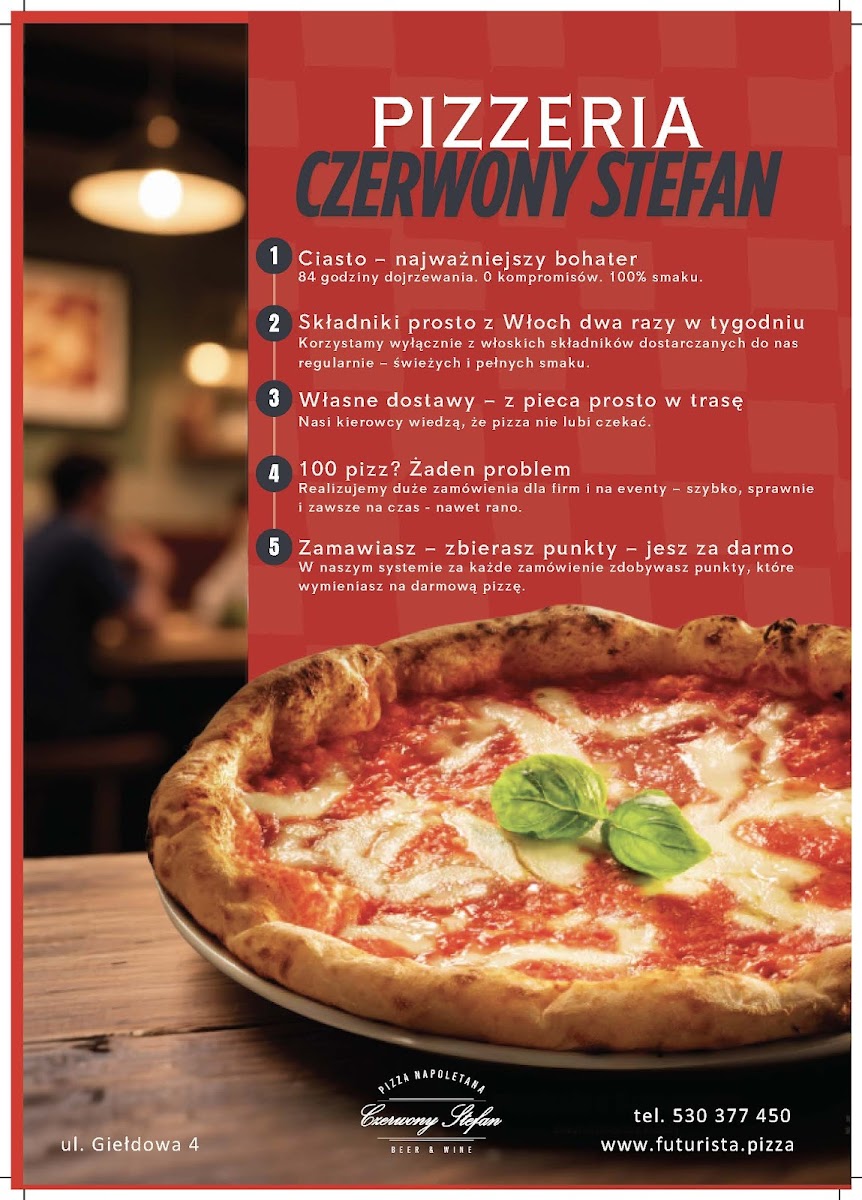 Menu Czerwony Stefan-1