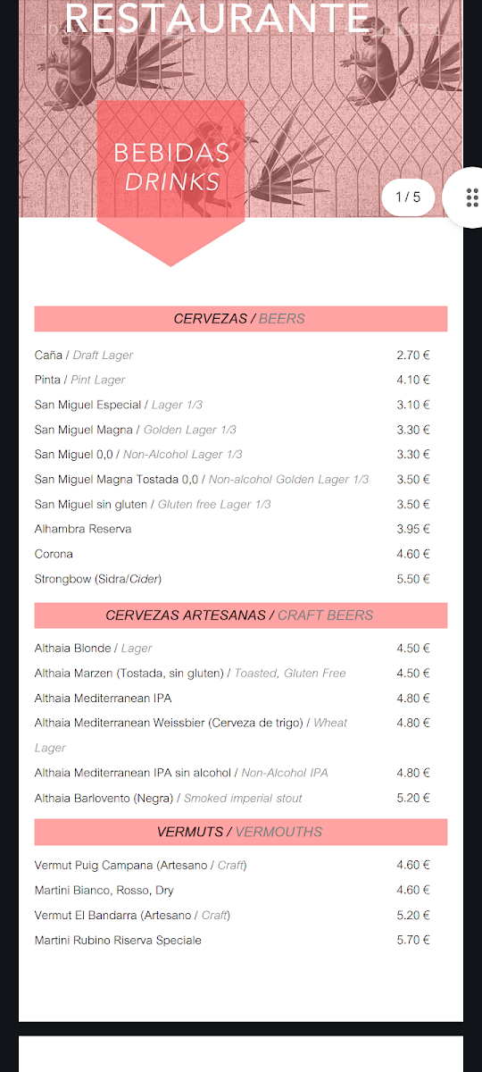 Menu D-Vora Restaurante-5