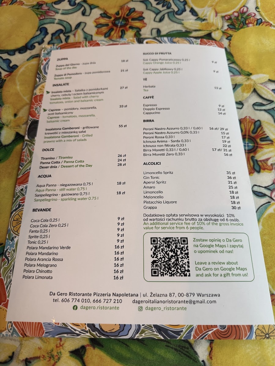 Menu Da Gero Ristorante Pizzeria Napoletana-3