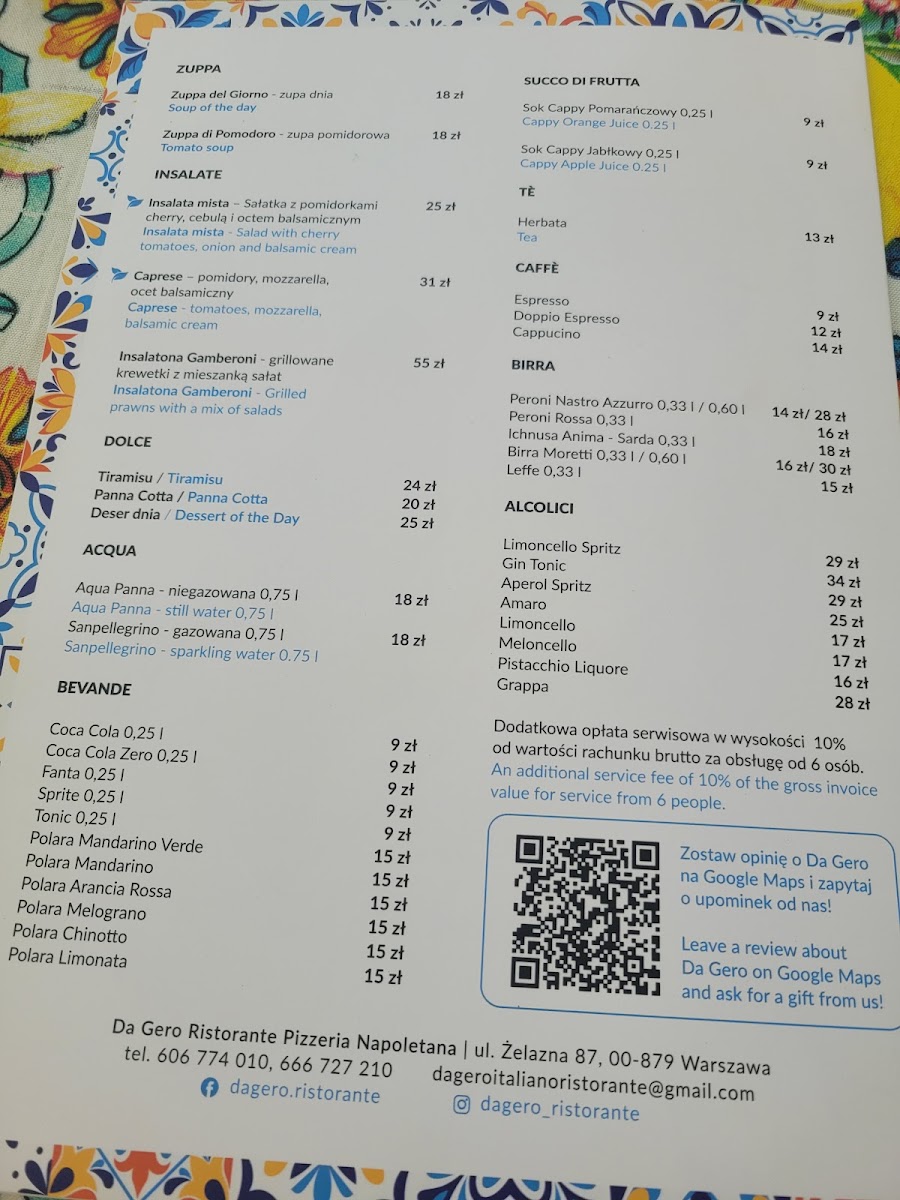 Menu Da Gero Ristorante Pizzeria Napoletana-4