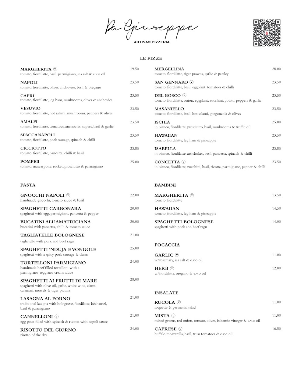 Menu Da Giuseppe-1