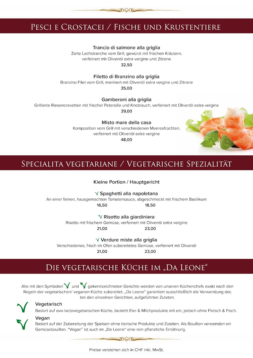 Menu Da Leone Ristorante & Pizzeria.-8