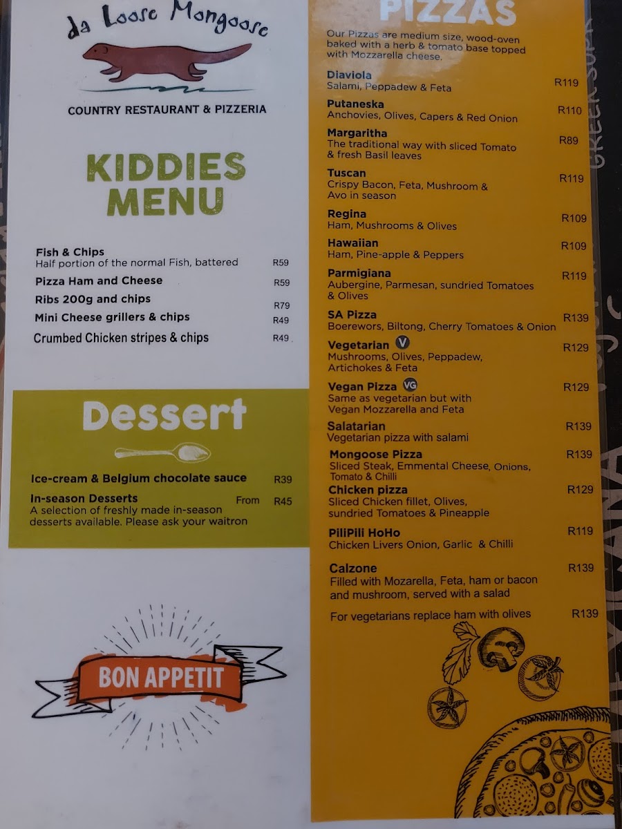 Menu Da Loose Mongoose Pub & Grill And Guest House-6