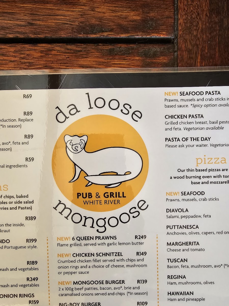 Menu Da Loose Mongoose Pub & Grill And Guest House-8