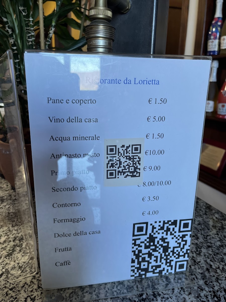 Menu Da Lorietta-1