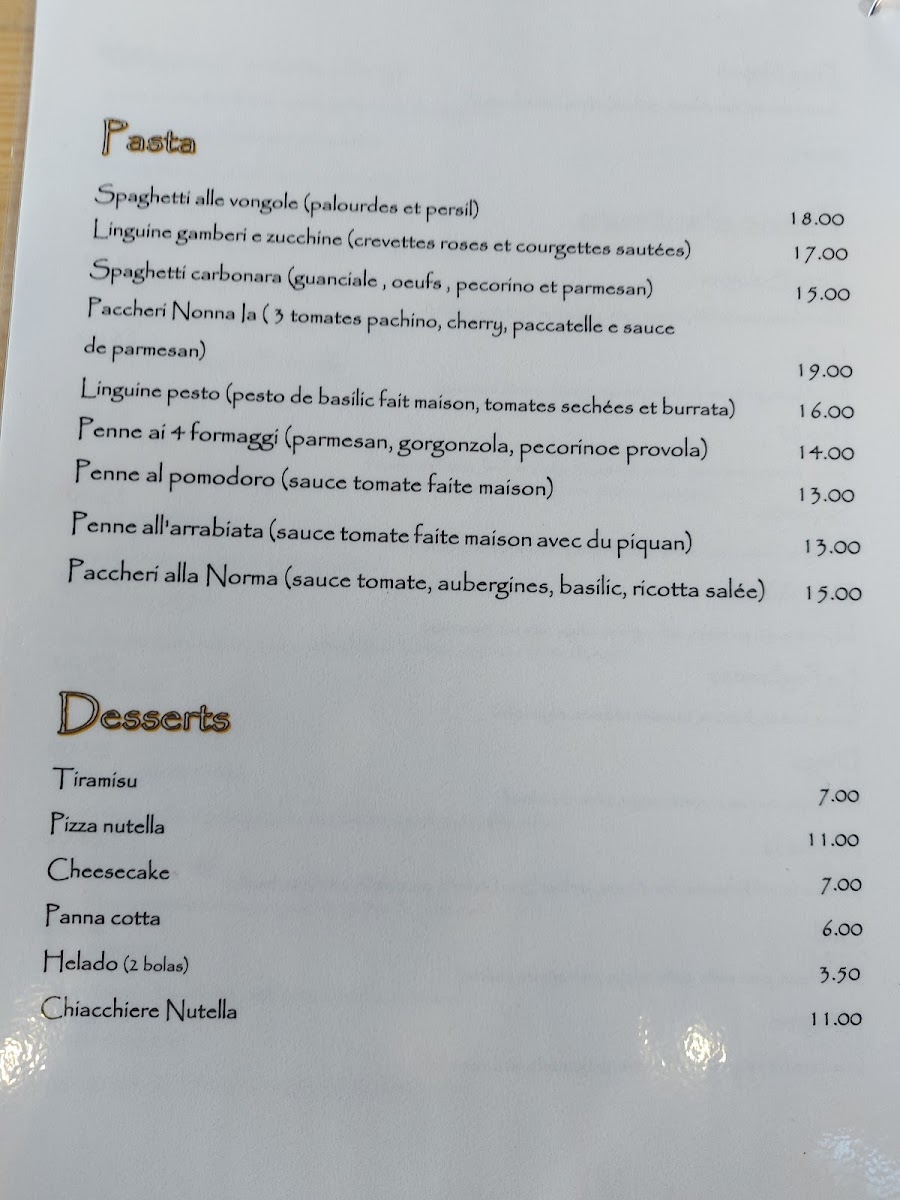 Menu Da Nonna Ia-1