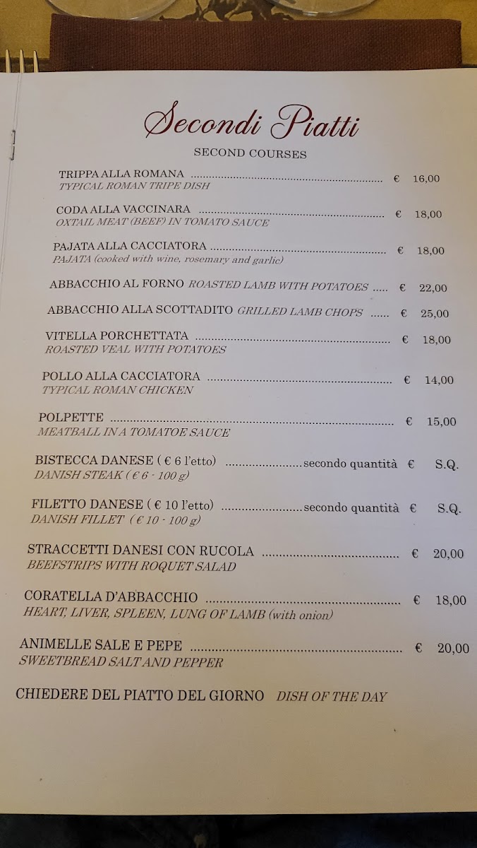 Menu Da Oio A Casa Mia Roma Testaccio-1