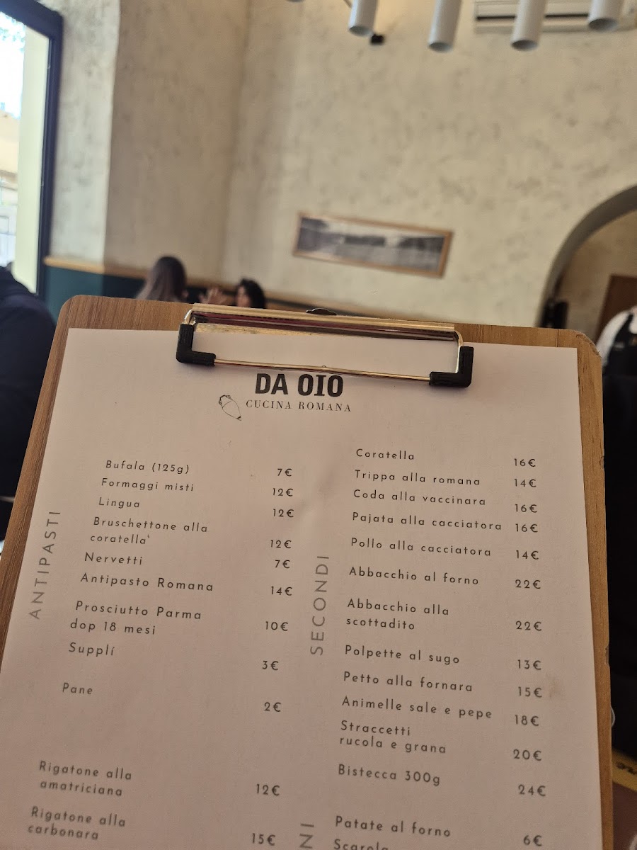 Menu Da Oio A Casa Mia Roma Testaccio-6