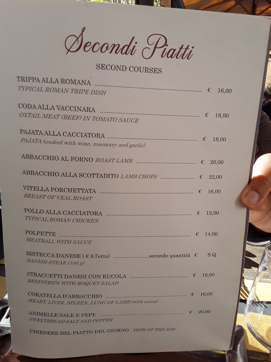 Menu Da Oio A Casa Mia Roma Testaccio-7