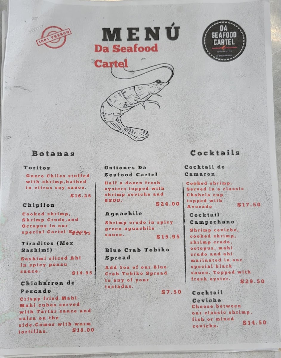 Menu Da Seafood Cartel-8