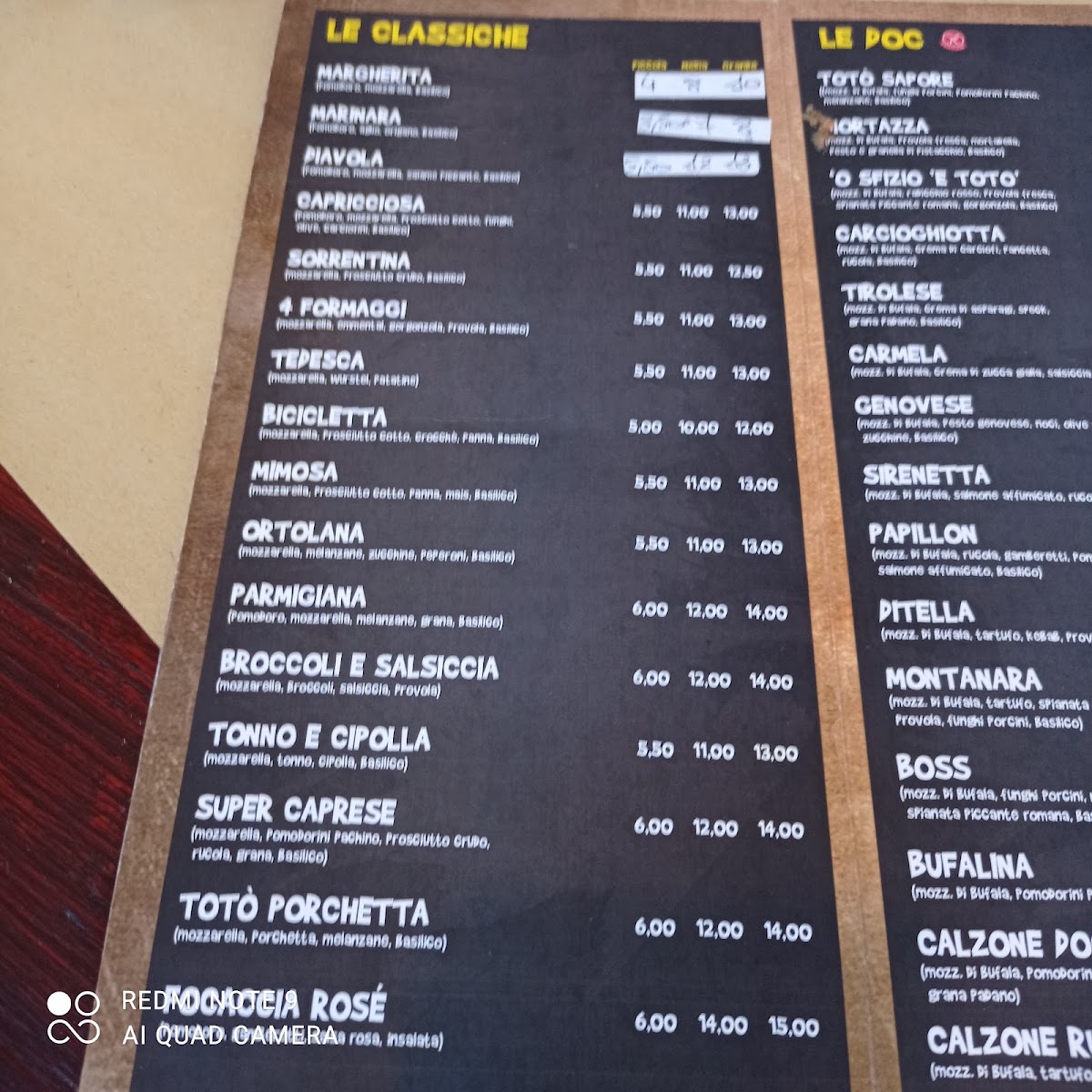 Menu Da Totò Che Sapore-2