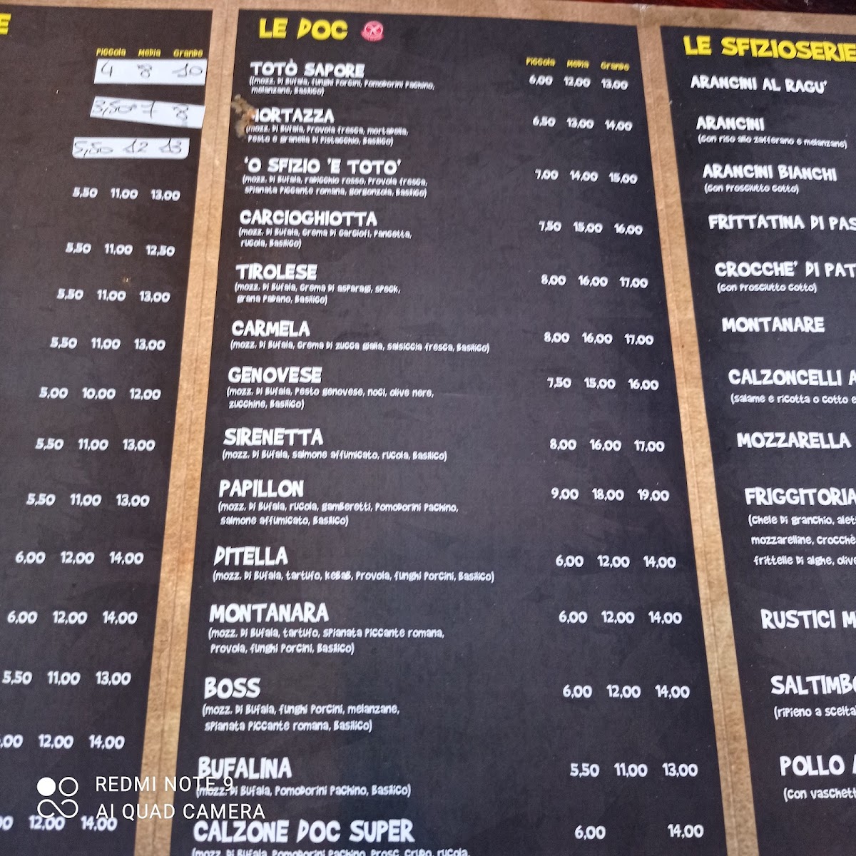 Menu Da Totò Che Sapore-3
