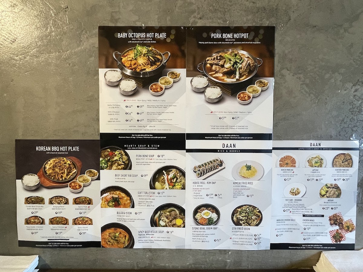 Menu Daan Korean Cuisine Restaurant-10