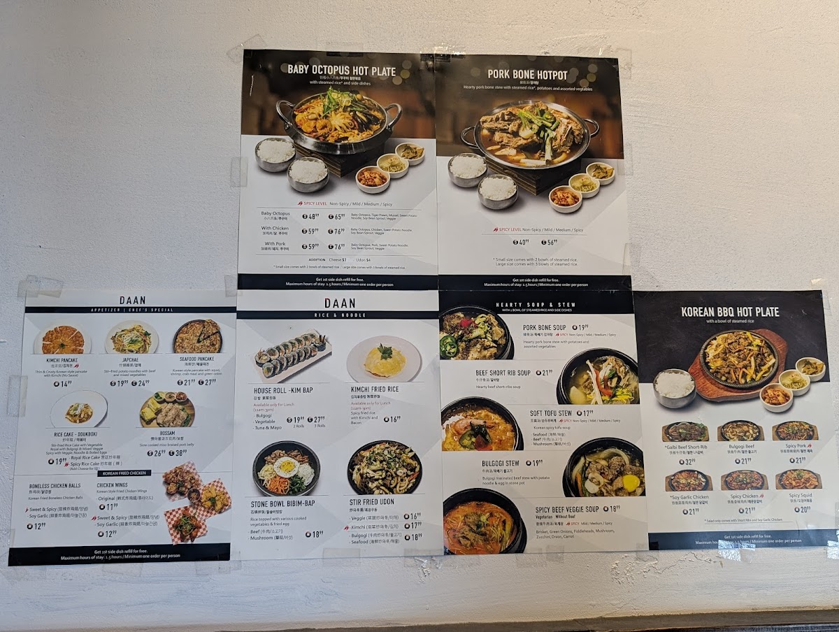 Menu Daan Korean Cuisine Restaurant-2