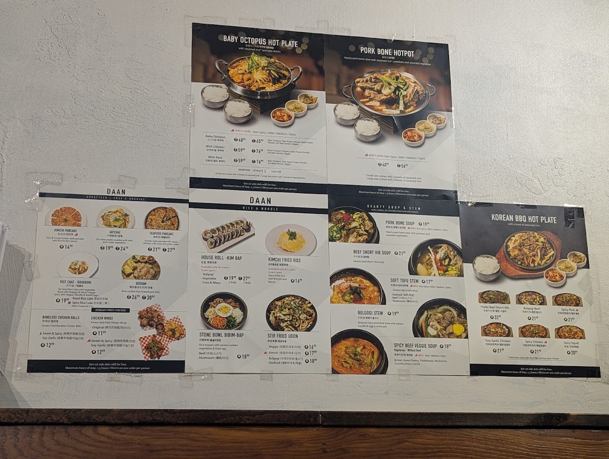 Menu Daan Korean Cuisine Restaurant-6