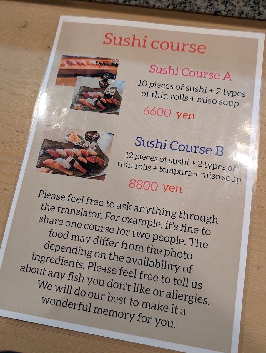 Menu Daiki-4