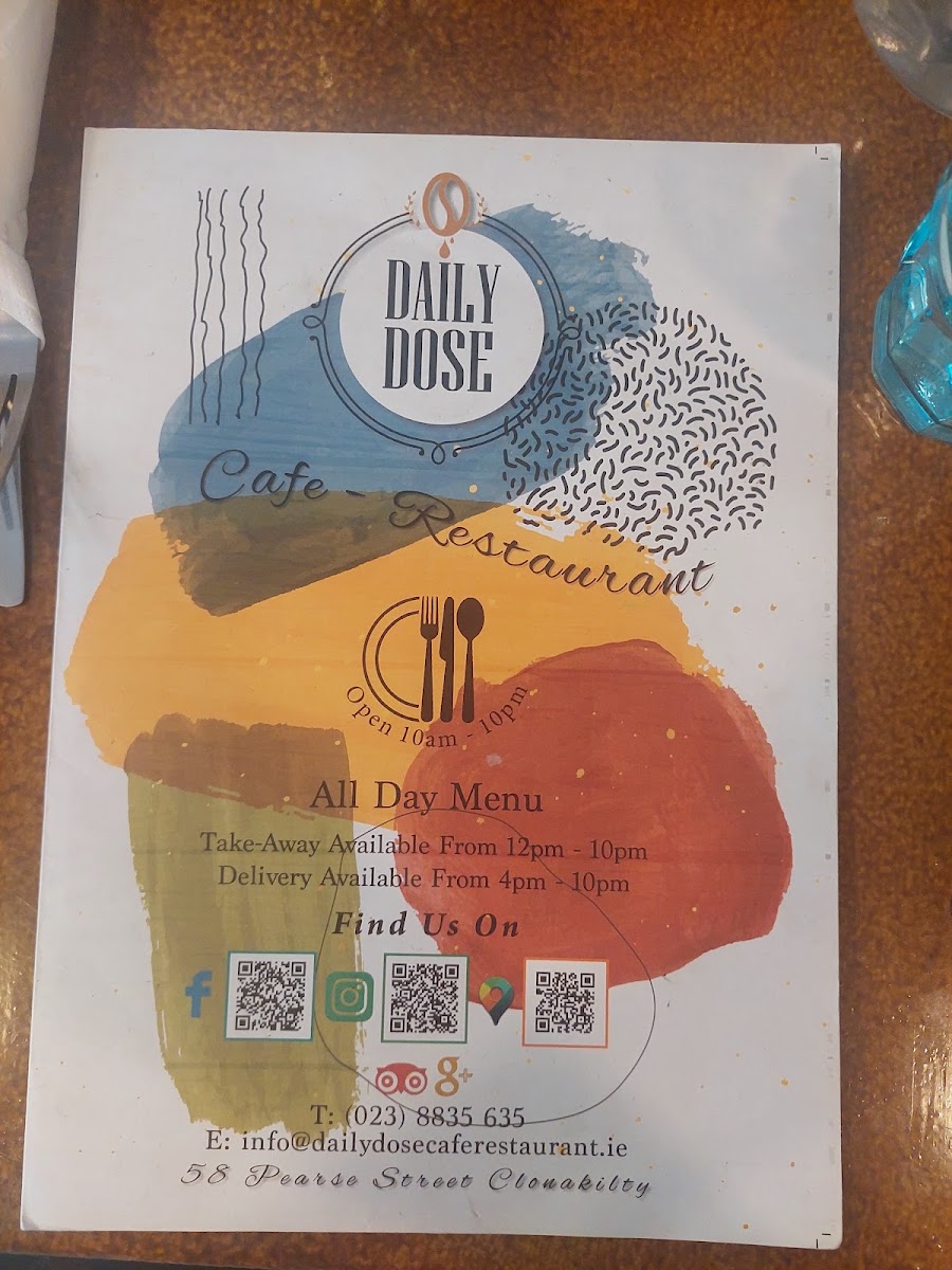 Menu Daily Dose Restaurant-10