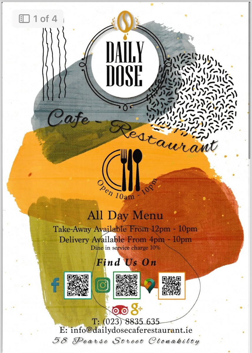 Menu Daily Dose Restaurant-9