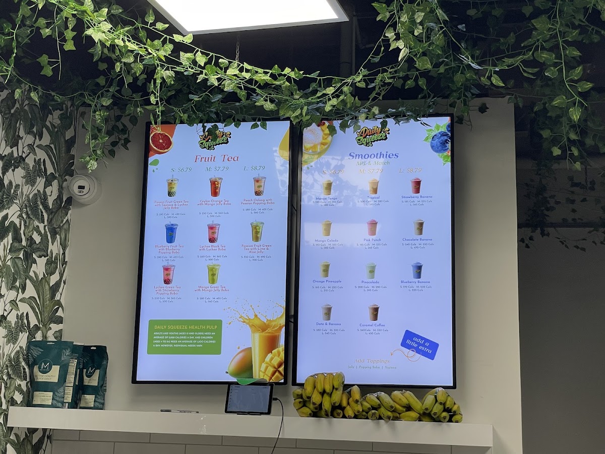 Menu Daily Squeeze Premium Juice Bar-3