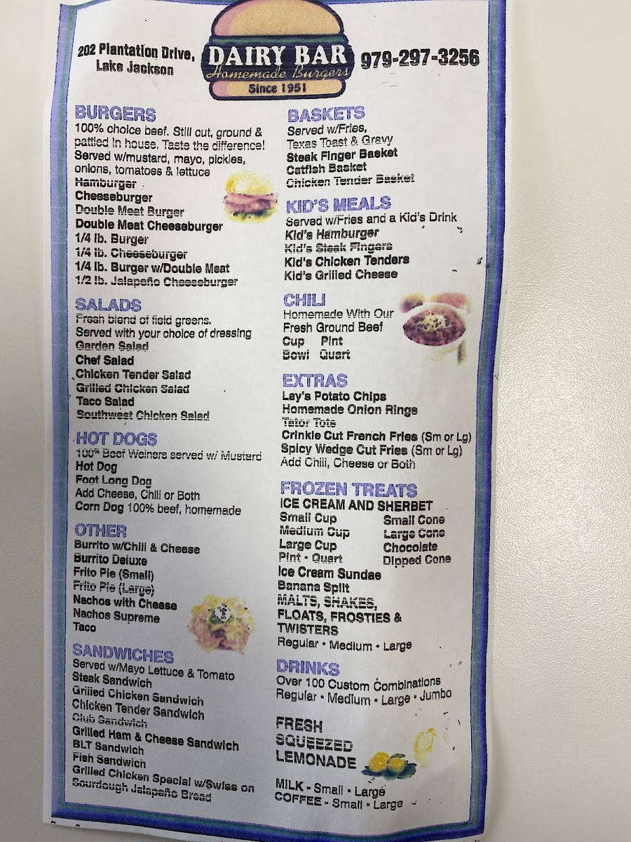 Menu Dairy Bar-2