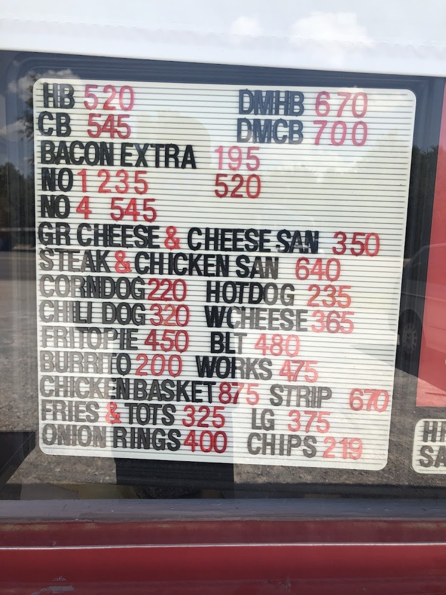 Menu Dairy Mart-1