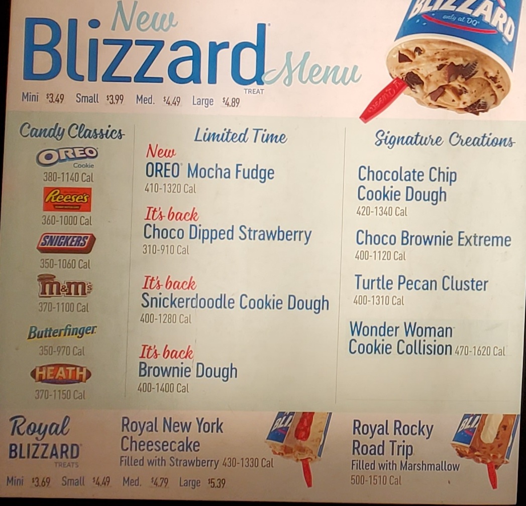 Menu Dairy Queen / Orange Julius (Treat)-7