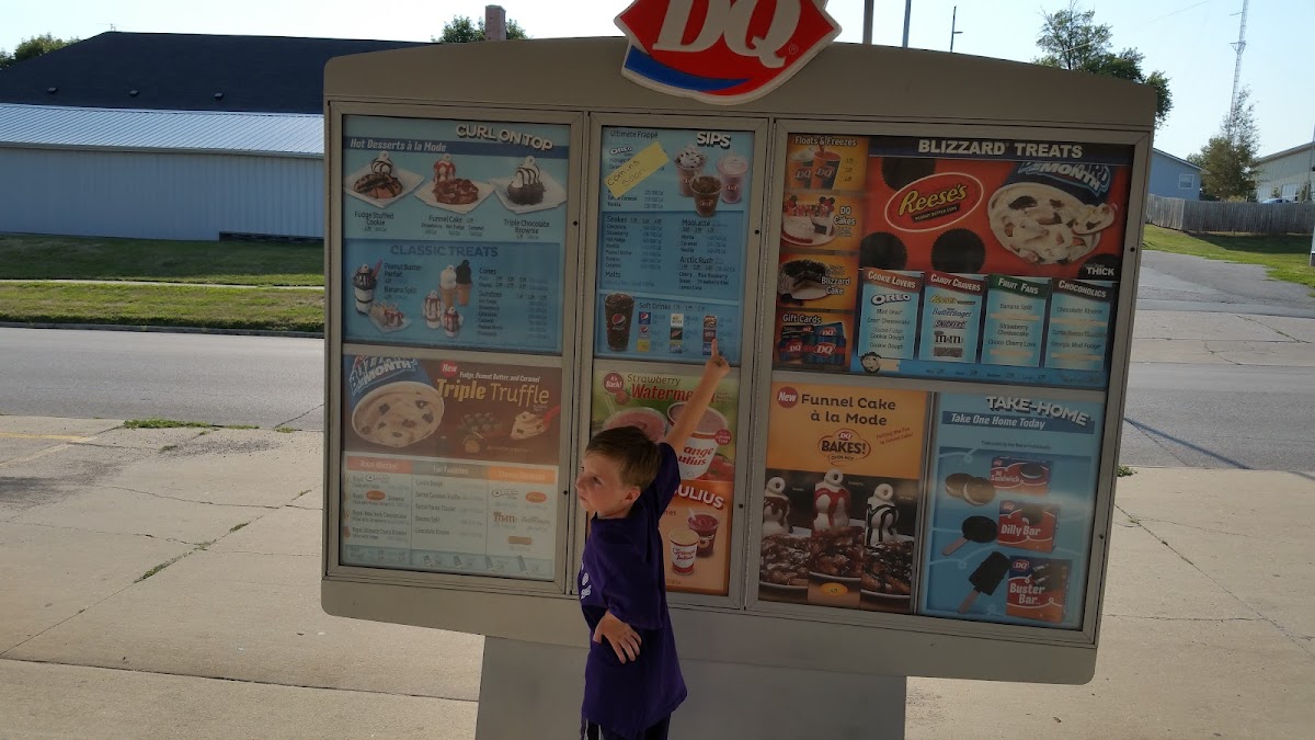 Menu Dairy Queen Store-1
