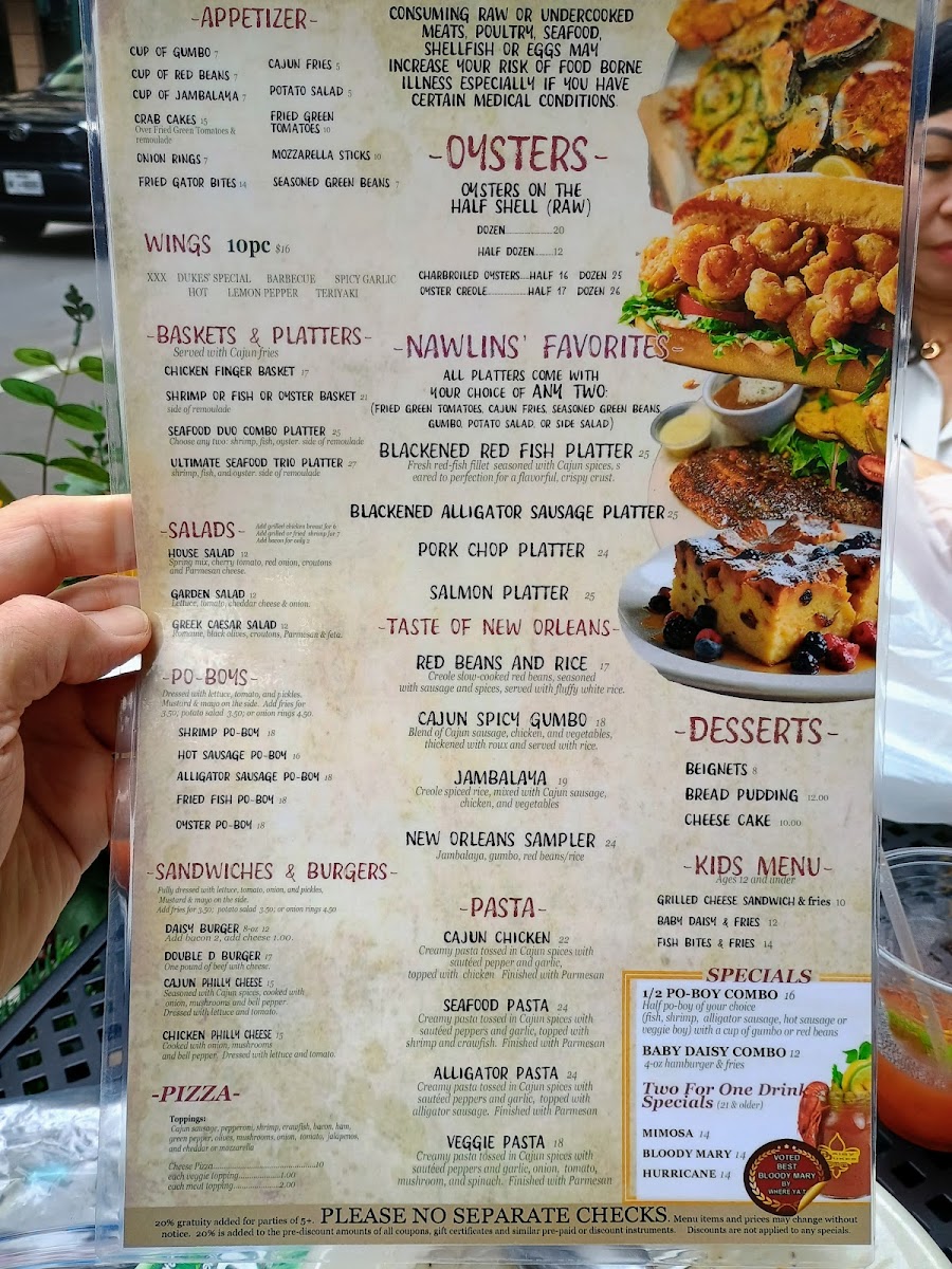 Menu Daisy Dukes Cafe-4