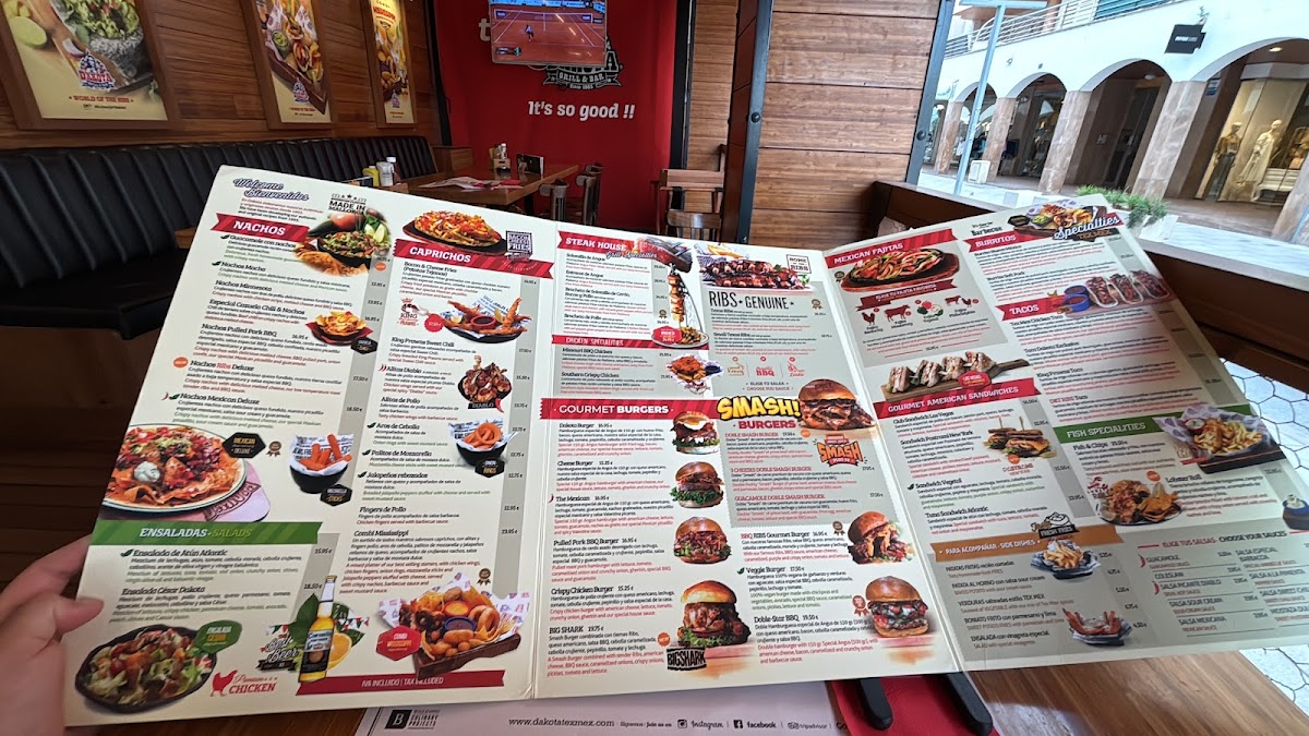 Menu Dakota Tex Mex - Port D'alcúdia-1