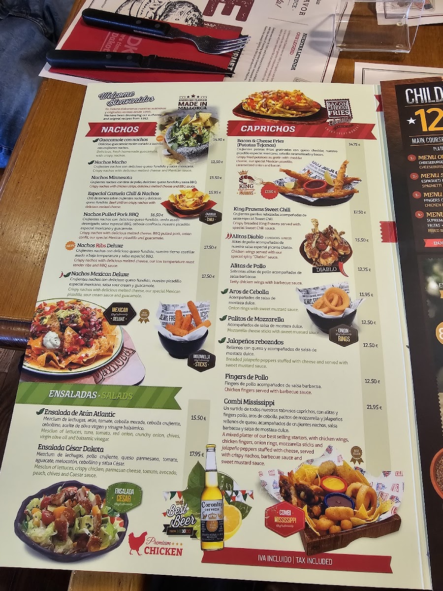 Menu Dakota Tex Mex - Port D'alcúdia-5