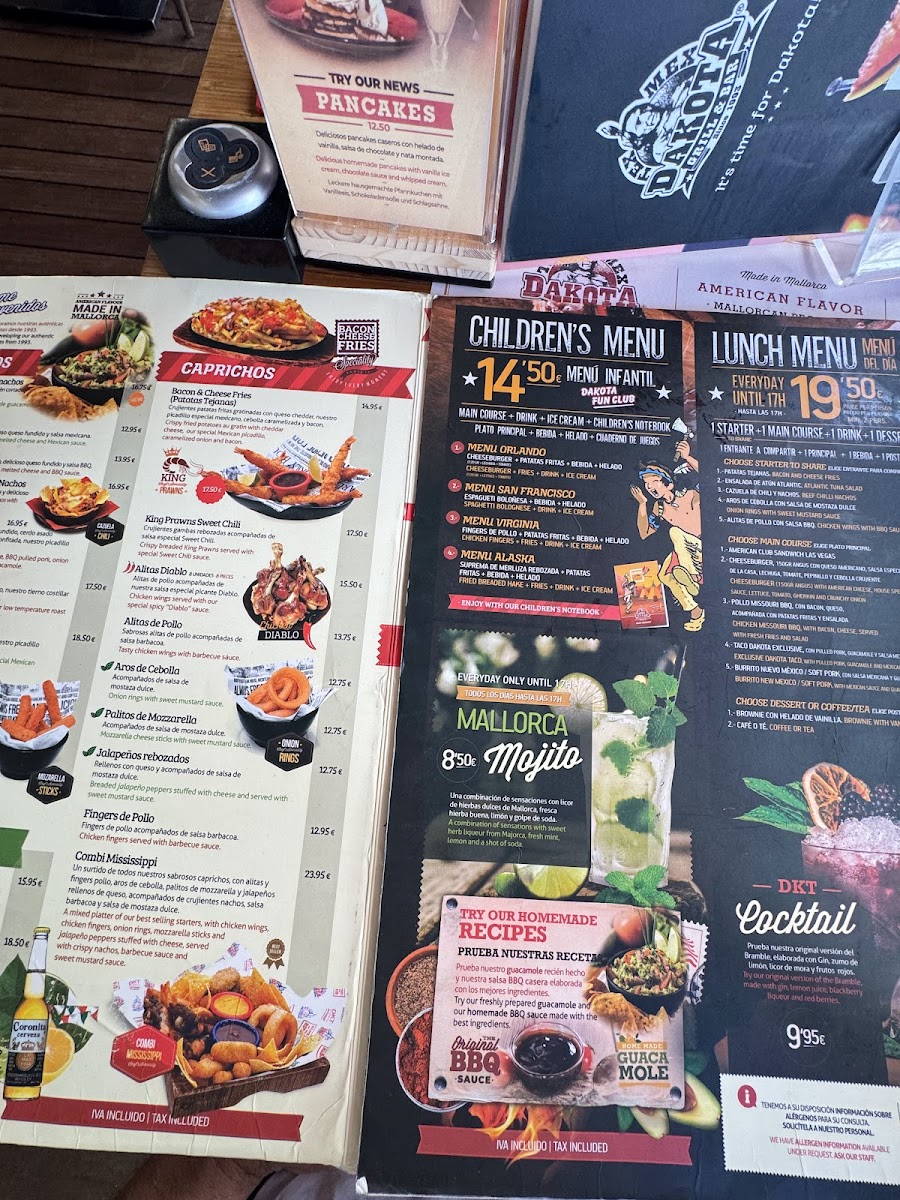 Menu Dakota Tex Mex - Port D'alcúdia-8