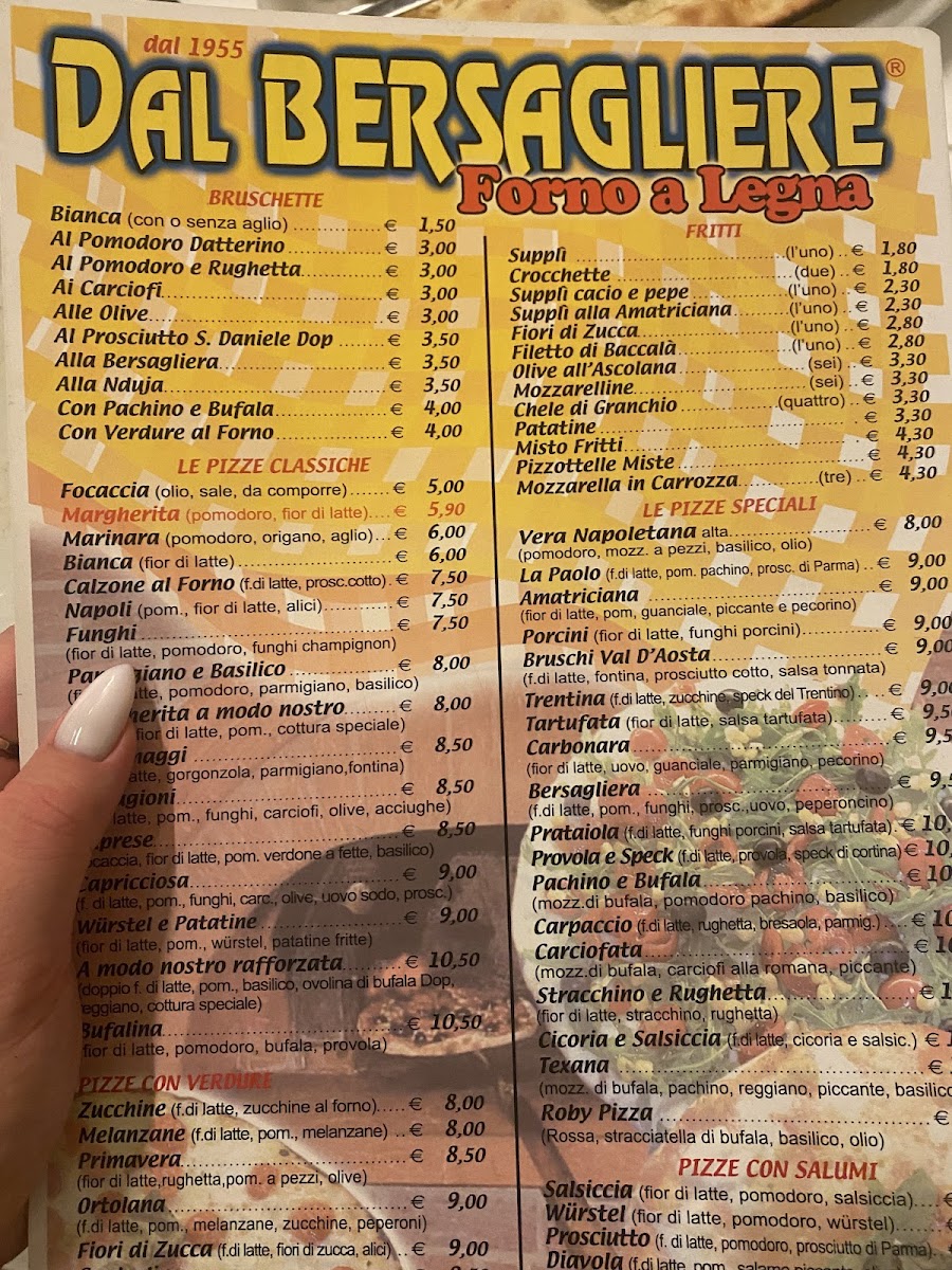 Menu Dal Bersagliere Pizzeria E Bisteccheria-1