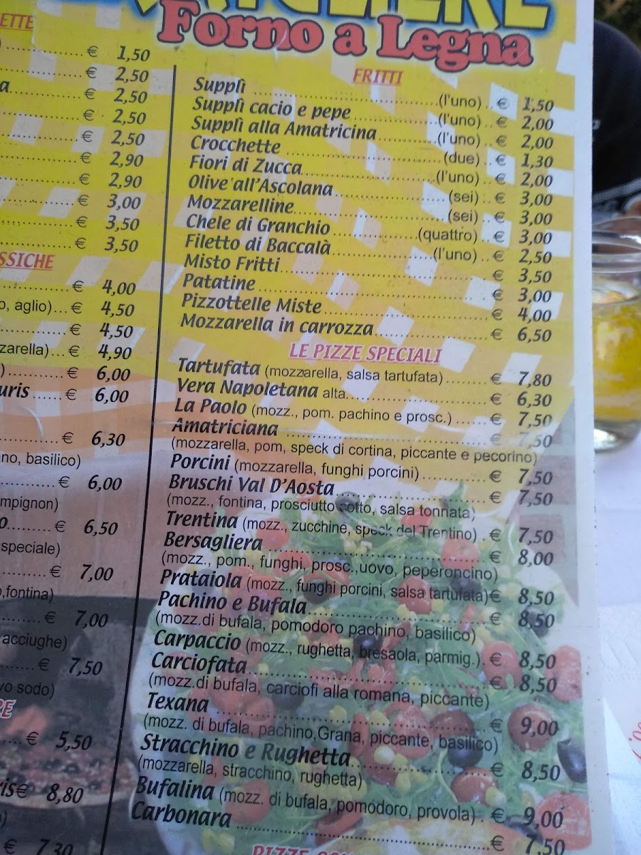 Menu Dal Bersagliere Pizzeria E Bisteccheria-10