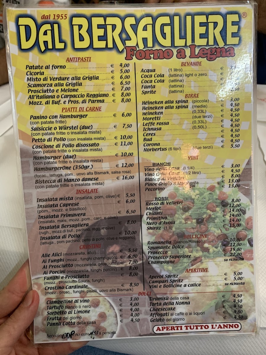Menu Dal Bersagliere Pizzeria E Bisteccheria-2