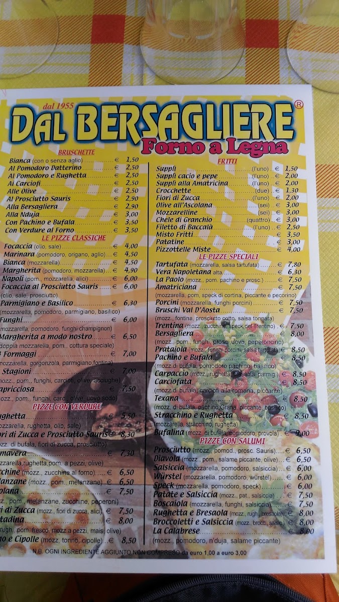 Menu Dal Bersagliere Pizzeria E Bisteccheria-6