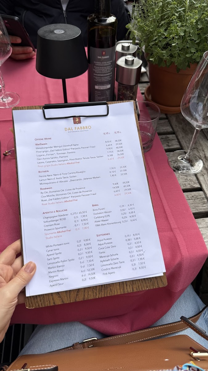 Menu Dal Fabbro Ristorante & Enoteca-1