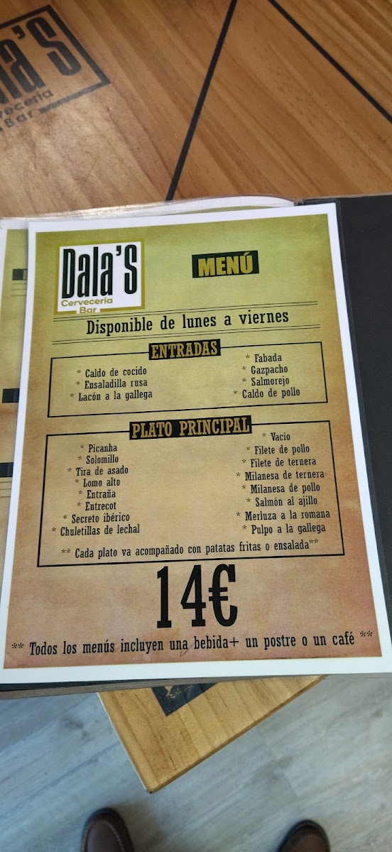 Menu Dala's Steak House-5