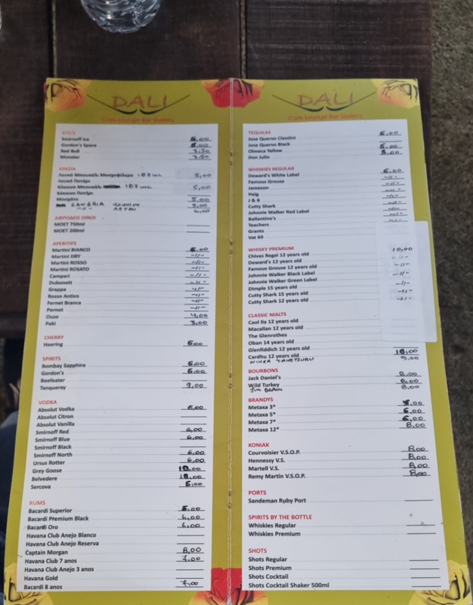 Menu Dali Cafe-1