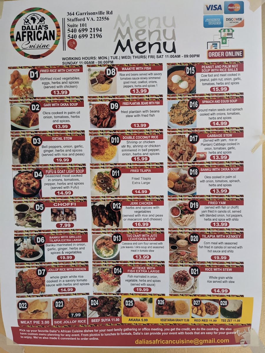 Menu Dalia's African Cuisine-3