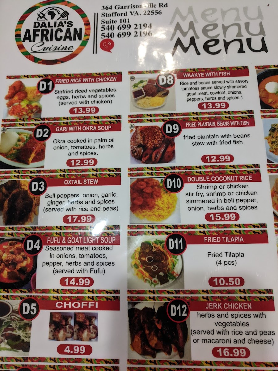 Menu Dalia's African Cuisine-6