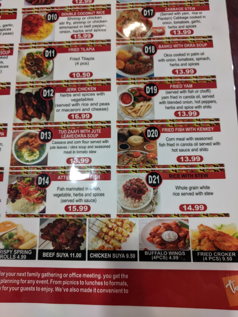 Menu Dalia's African Cuisine-8