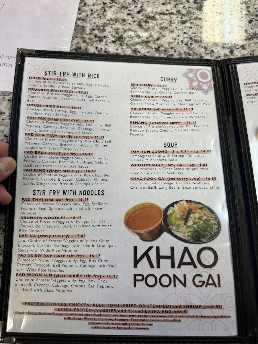 Menu Dali’S Lao Thai Café-8