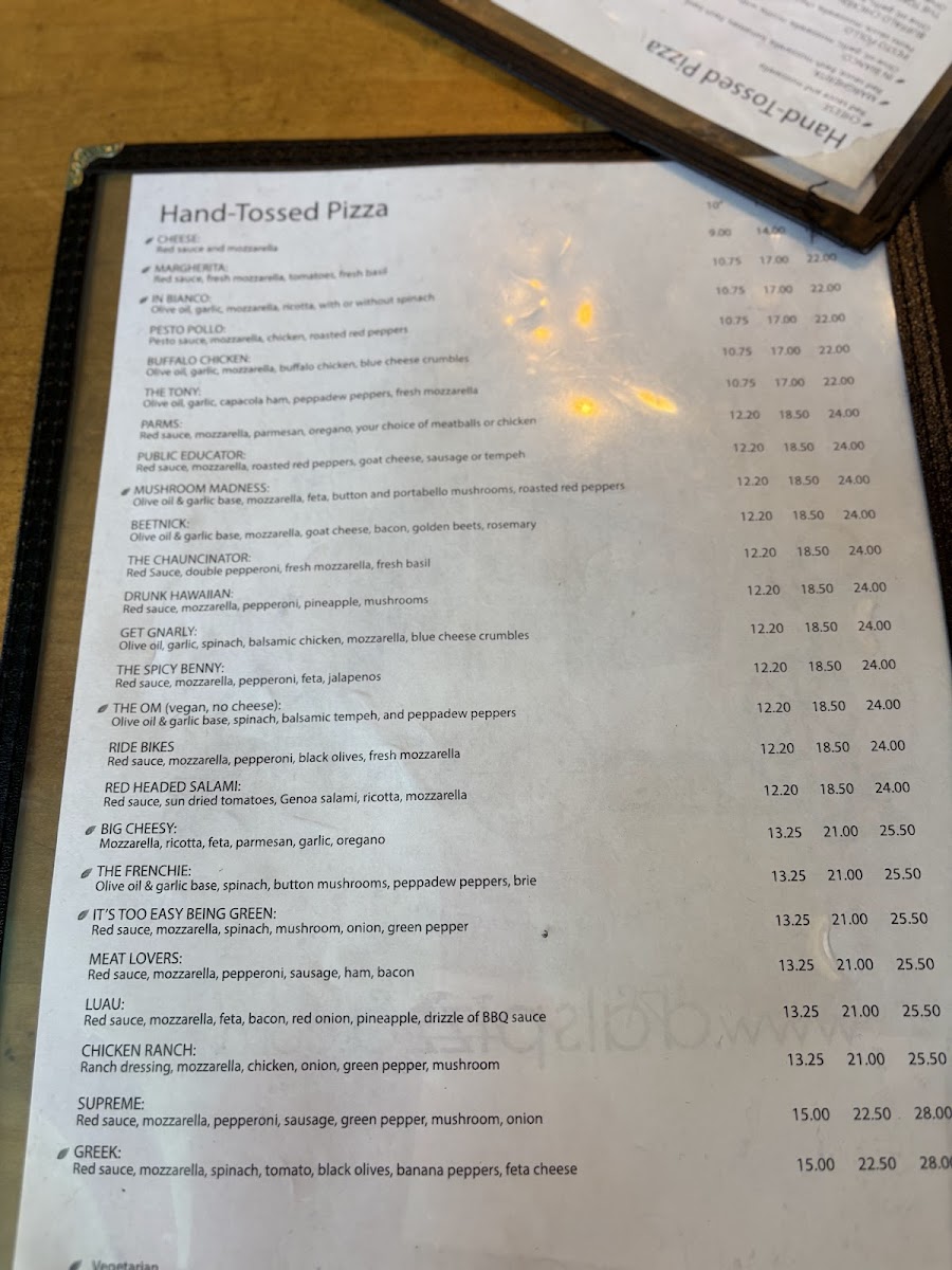 Menu D'allesandro's Pizza-1