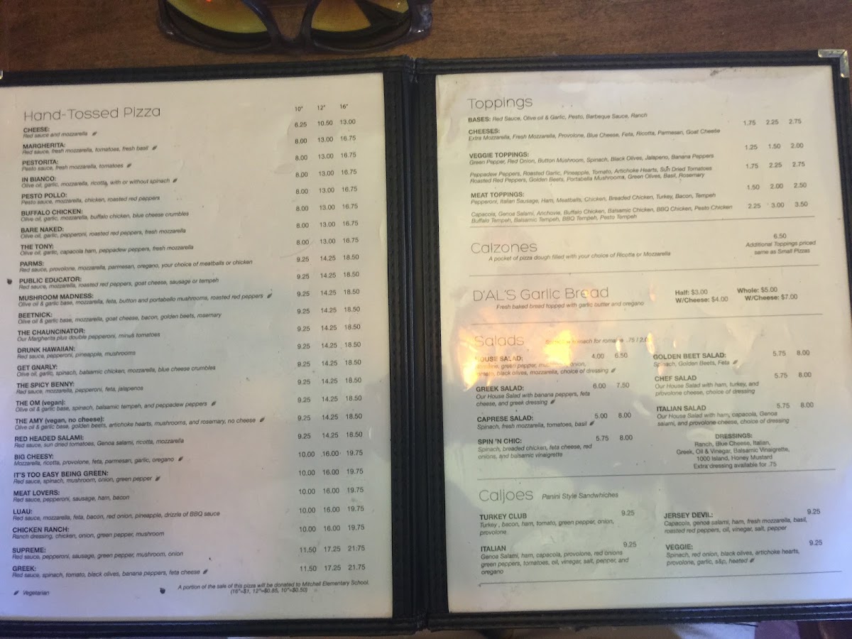 Menu D'allesandro's Pizza-8