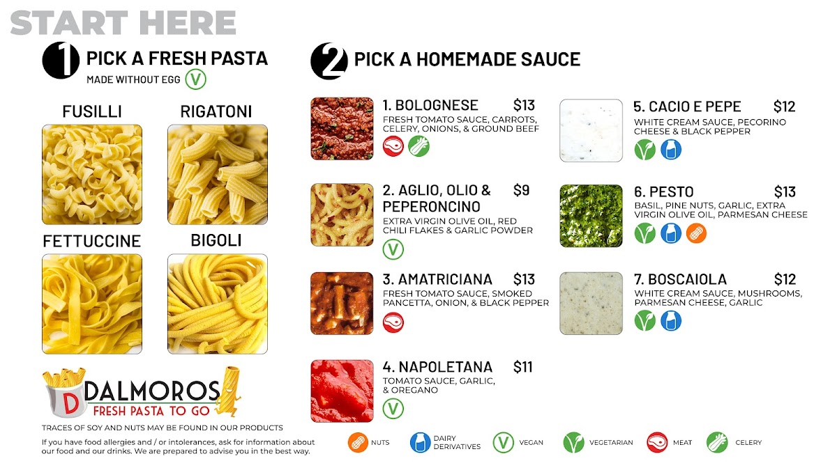 Menu Dalmoros St. Petersburg (Fl) | Fresh Pasta-2