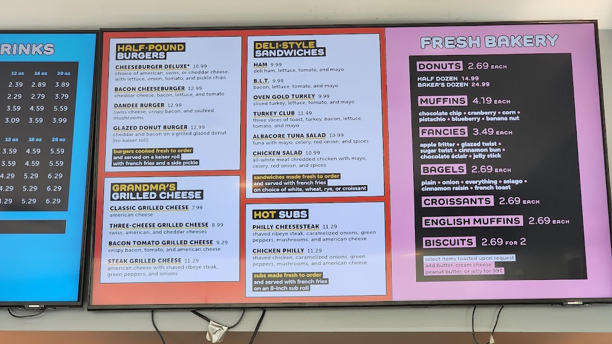 Menu Dandee Donut Factory-1
