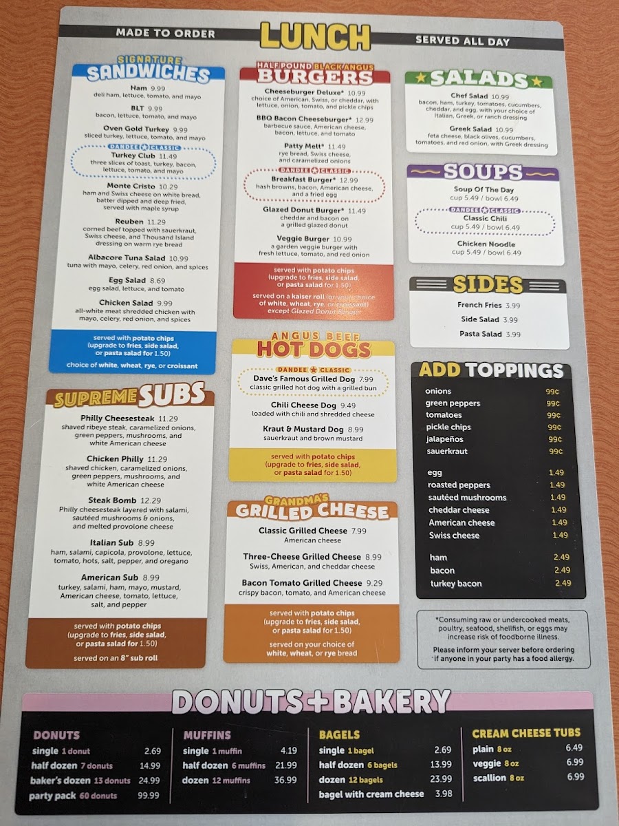 Menu Dandee Donut Factory-8