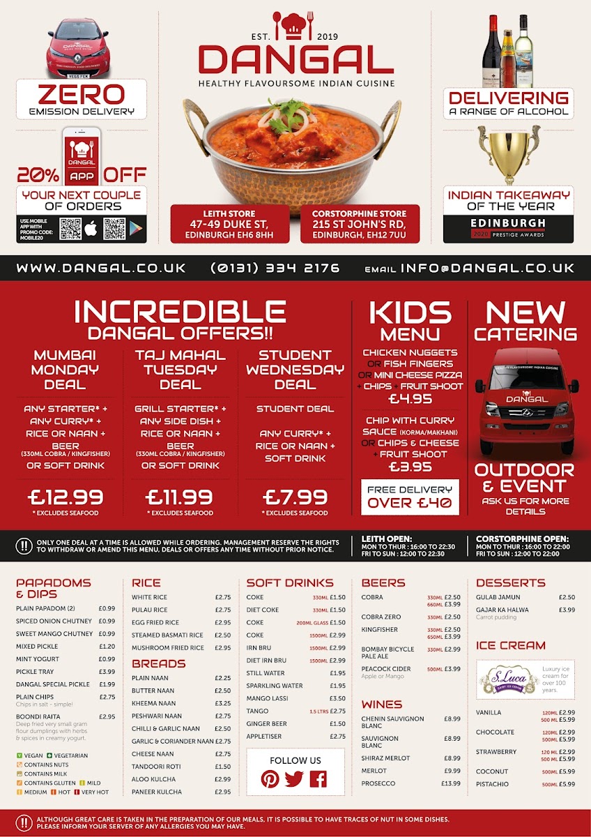 Menu Dangal - Healthy Flavorsome Indian Cuisine-2