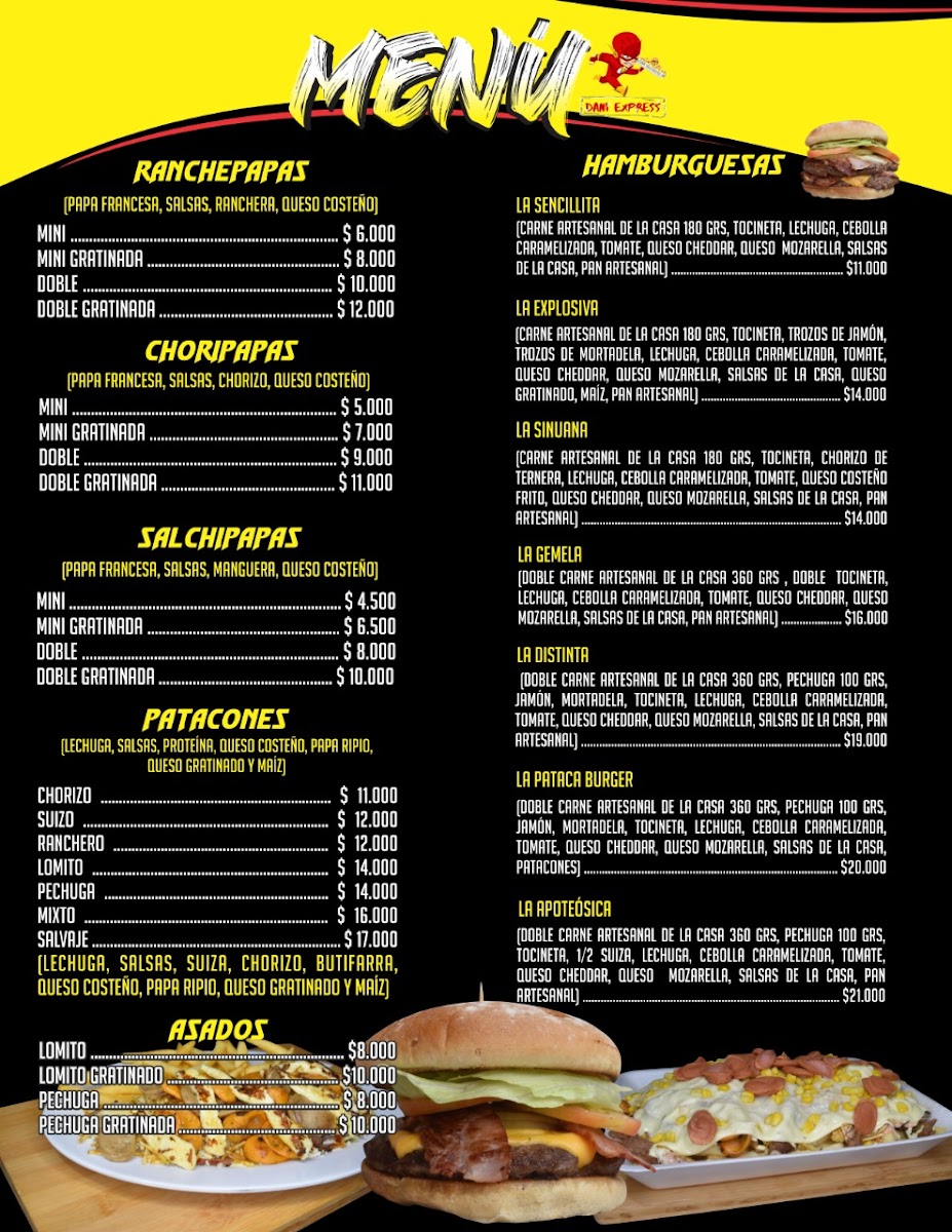 Menu Dani Express-1